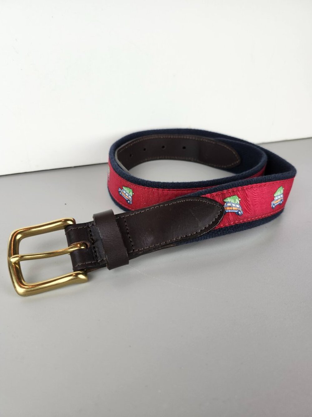 Vineyard Vines Men's Belt w/Woody & Tree Size 34
